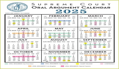 Oral Argument Calendar - William K. Nakamura Courthouse, Seattle Washington